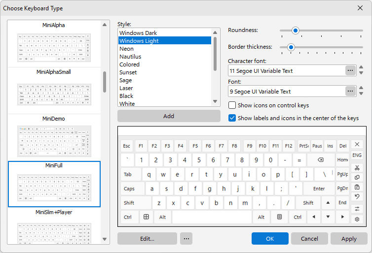 Hot Virtual Keyboard