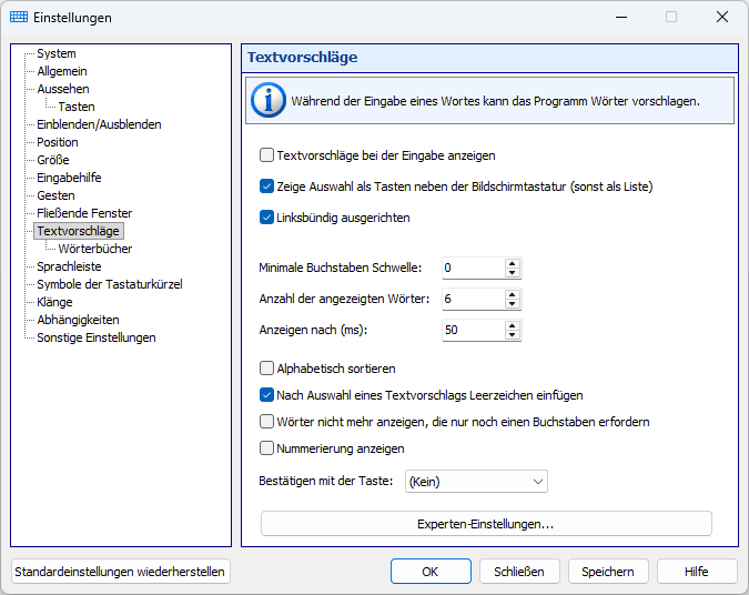 Textvorschläge