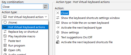 Touches programmables Touches programmables