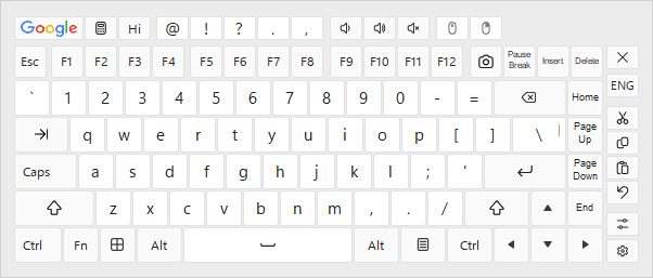 Virtual keyboard