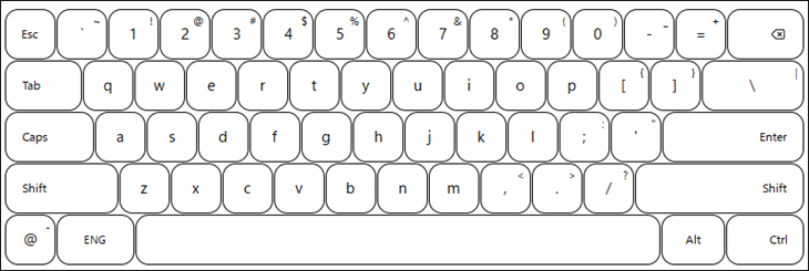 Kiosk Virtual Keyboard
