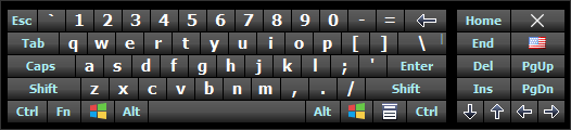 لوحة المفاتيح للكمبيوتر اللوحي