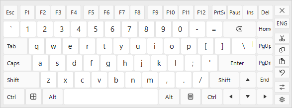 Skjermtastatur