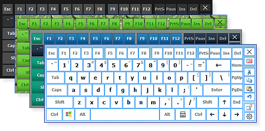 Slim streepje krant Hot Virtual Keyboard - Virtueel toetsenbord op het scherm voor elke smaak