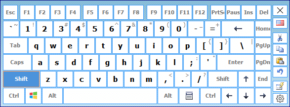 Standard Virtual Keyboard
