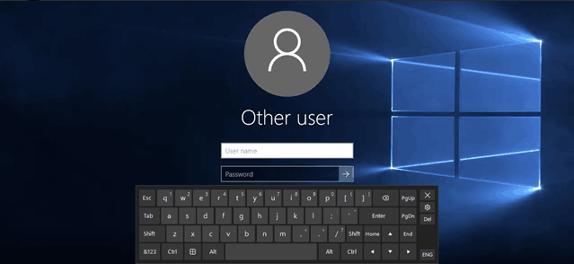 Keyboard on Windows Logon Screen